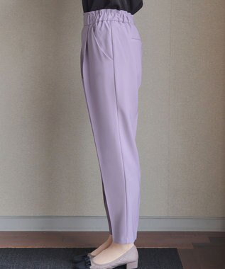 Tiaclasse L 【おのののかさん着用】とろみカラーテーパードパンツ ラベンダー