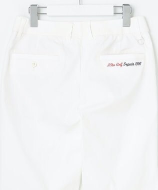 23区GOLF 防透素材で白でも安心！【WOMEN】【撥水/ストレッチ】シェルタリングオックス パンツ ホワイト系