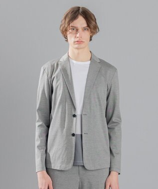 JOSEPH HOMME ハイゲージモックロディ　カットソージャケット ライトグレー系