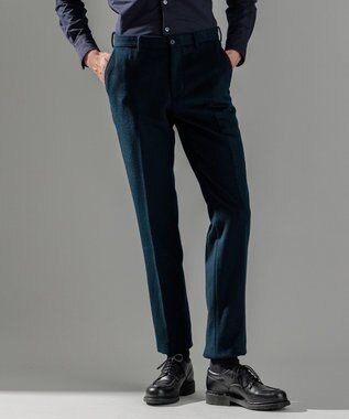 JOSEPH HOMME グロッシーウール / CITY ネイビー系