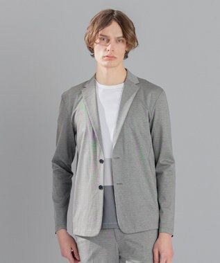 JOSEPH HOMME ハイゲージモックロディ　カットソージャケット ライトグレー系
