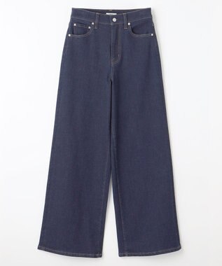 NAVE 【ReNAVE　洗える】ワイドストレッチデニム ネイビー系