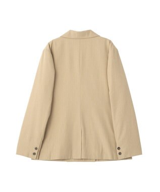 CRAFT STANDARD BOUTIQUE ストライプダブルジャケット Stripe Beige