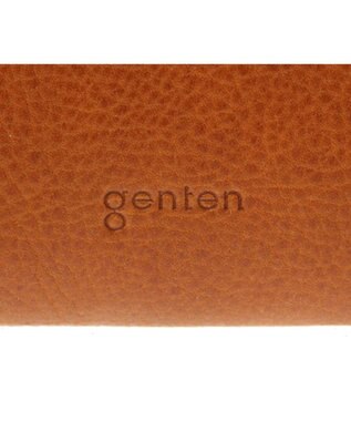 genten トスカ Lファスナー長財布 チャ