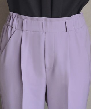 Tiaclasse L 【おのののかさん着用】とろみカラーテーパードパンツ ラベンダー