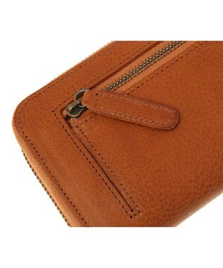 genten トスカ Lファスナー長財布 チャ