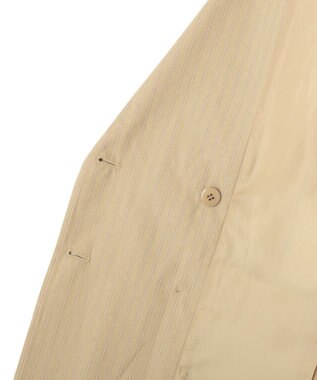 CRAFT STANDARD BOUTIQUE ストライプダブルジャケット Stripe Beige