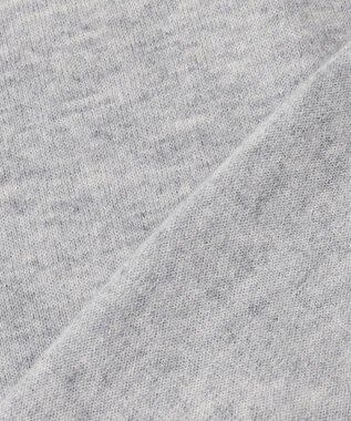 自由区 【洗える】ソフトウールハイゲージハイネック ニット グレーメランジ