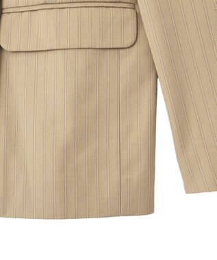 CRAFT STANDARD BOUTIQUE ストライプダブルジャケット Stripe Beige