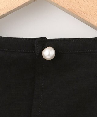 組曲 L 【WEB限定】チュールポンチドッキング Tシャツ ブラック系