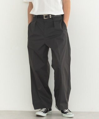 CRAFT STANDARD BOUTIQUE ワンタックチノスラックス Charcoal Gray