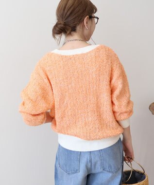 AMERICAN HOLIC テープヤーンプルオーバー Orange