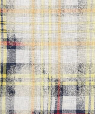 J.PRESS MEN 【J.PRESS ORIGINALS】India Madras Discharge Print Shirt ネイビー系3