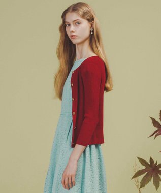 TOCCA 【泉里香さん着用】AUTUMN TIME カーディガン ワイン系