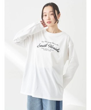 earth music&ecology Ｆｌｏｗｅｒ　グラフィックロンＴ A