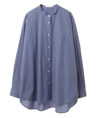 CRAFT STANDARD BOUTIQUE バンドカラーシャツ Blue