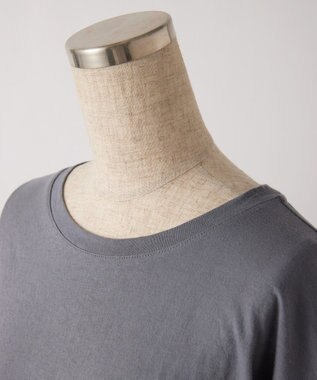 TOQUE 〈大草直子さんアドバイザー〉 【天然素材】タンギスコットン天竺ドルマンTシャツ チャコールグレー