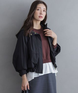 組曲 S タイプライター マウンテンパーカー ブラック系