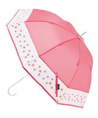 MOONBAT  アデリアレトロ×estaa 傘 長傘 花まわし レッド