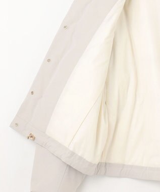 自由区 【撥水加工・洗える】ティペット付きスプリング ダウン ベージュ