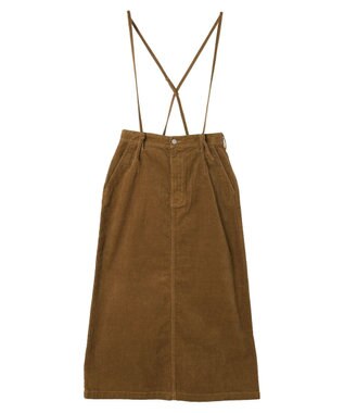 CRAFT STANDARD BOUTIQUE コーデュロイ２ＷＡＹサロペットスカート Camel