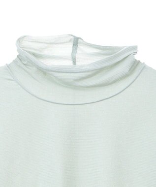 earth music&ecology シアーラメハイネックプルオーバー Mint