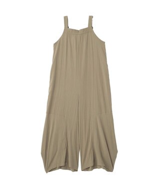 YECCA VECCA 【UVカット/接触冷感/遮熱】COOLコクーンサロペット Khaki