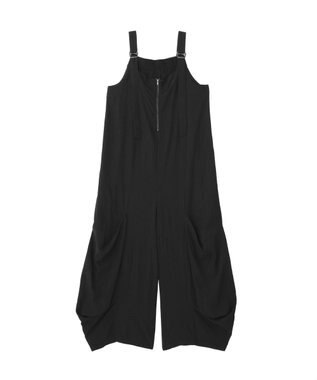 YECCA VECCA 【UVカット/接触冷感/遮熱】COOLコクーンサロペット Black
