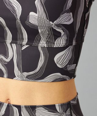 Chacott Chacott BALANCE リボンプリントブラトップ ブラックプリント