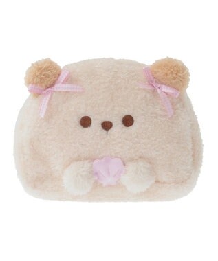 Maison de FLEUR ラッコフェイスポーチ Ivory