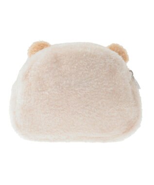 Maison de FLEUR ラッコフェイスポーチ Ivory