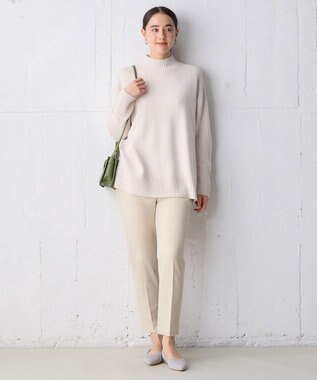 UNFILO 裏起毛テーパードパンツ バターイエロー