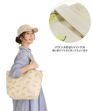 ROOTOTE 1100【A4サイズ収納】EU.ミディアム.キャンバス-A 01：クリーム