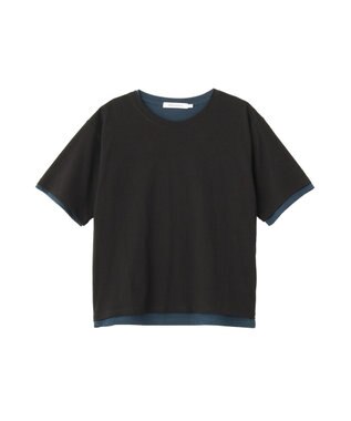 AMERICAN HOLIC 【2点セット】レイヤードシアーTシャツ Black