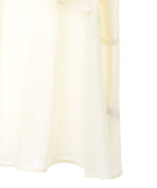 YECCA VECCA シアーラッフルブラウス Yellow