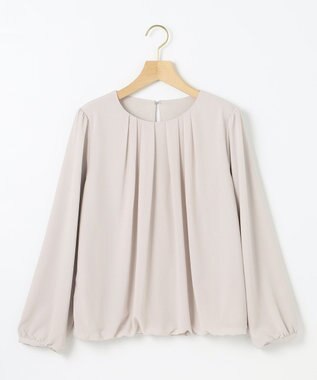 組曲 ドビーシフォン ニュアンスタック ブラウス グレージュ系