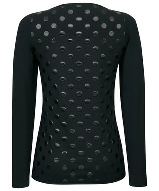 WACOAL 【GOCOCi ゴコチ】 あったかインナー 10分袖 1枚でしっかりあたたかい 肌ざわりがよい(身生地) 縦横伸びのよい生地 長袖 クルーネック始末 レディース UGG400 /ワコール ブラック