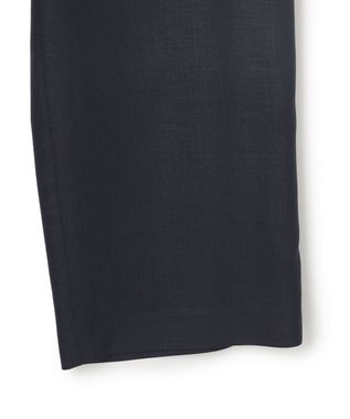 23区 【先行予約】リネンライクグロッシー ワイドパンツ ネイビー系