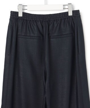 23区 【先行予約】リネンライクグロッシー ワイドパンツ ネイビー系