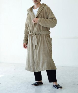 SHINTO TOWEL YUKINE バスローブ Khaki