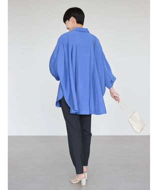 AMERICAN HOLIC 接触冷感Ｗポケットシャツチュニック Blue