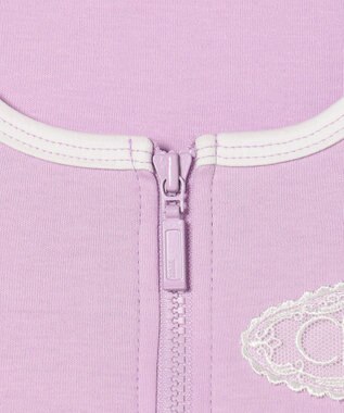 Chacott ジップアップワンピース ライラック