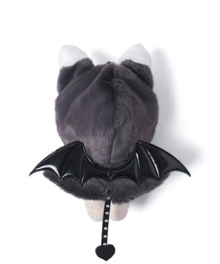 WEGO 【痛バ＆推し活グッズ】ぬいアニマルケープ10cm ダークグレー