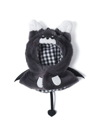 WEGO 【痛バ＆推し活グッズ】ぬいアニマルケープ10cm ダークグレー