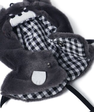 WEGO 【痛バ＆推し活グッズ】ぬいアニマルケープ10cm ダークグレー