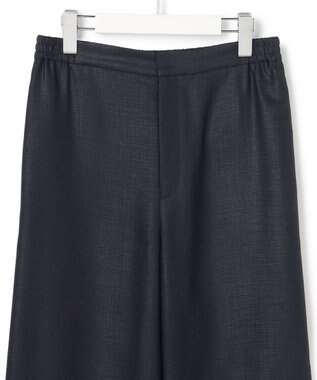 23区 【先行予約】リネンライクグロッシー ワイドパンツ ネイビー系