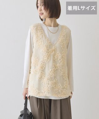 AMERICAN HOLIC 【選べる丈】Ｖネックレースベスト