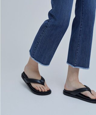 BEIGE， 【洗える】VICTOR / カットオフデニム Indigo Blue