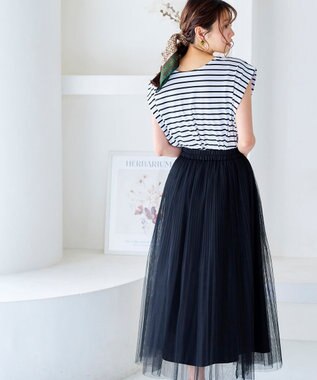 Tiaclasse チュールスカート ブラック