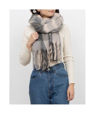 UNBILLION カシュネ cache nez / リサイクルポリニュートラルカラーチェックストール